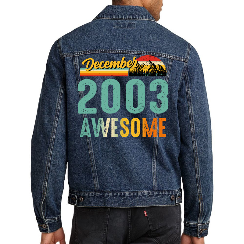 December 2003 Birthday Gift  Vintage December 2003 Men Denim Jacket | Artistshot