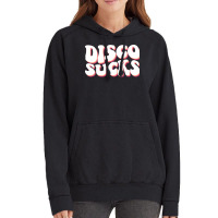 Disco Sucks Funny 70s Vibes Vintage Hoodie | Artistshot