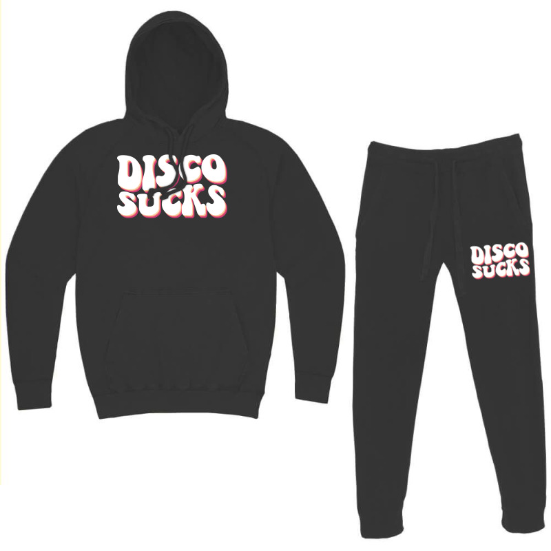 Disco Sucks Funny 70s Vibes Hoodie & Jogger set by mironamabotep | Artistshot