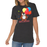 Happy Birthday Hippie Girl Vintage T-shirt | Artistshot