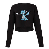 Trending Blue Ice Dragon Cropped Sweater | Artistshot