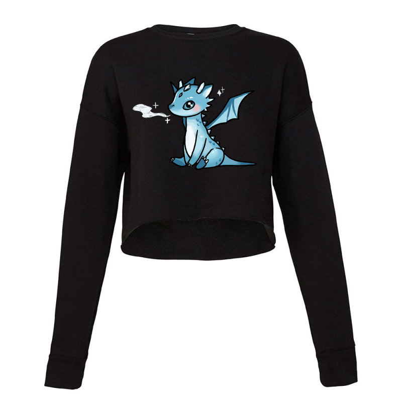 Trending Blue Ice Dragon Cropped Sweater by declangreenwood | Artistshot