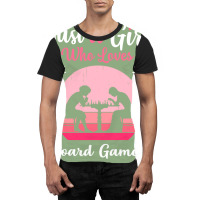 Just A Girl Who Loves Board Games Pink Retro Vinta Graphic T-shirt | Artistshot