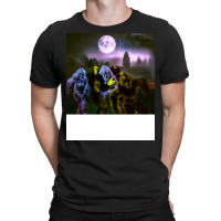 A Big Walk Under The Moon Red T-shirt | Artistshot