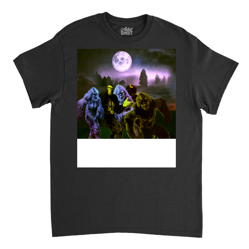 A Big Walk Under The Moon Red Classic T-shirt | Artistshot