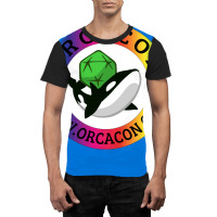 Orcacon Rainbow Slapper 70s Graphic T-shirt | Artistshot