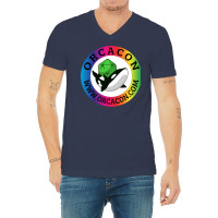 Orcacon Rainbow Slapper 70s V-neck Tee | Artistshot