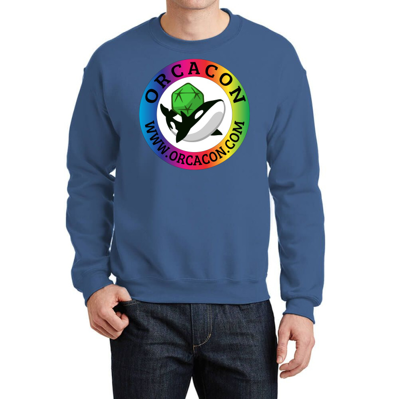 Orcacon Rainbow Slapper 70s Crewneck Sweatshirt | Artistshot