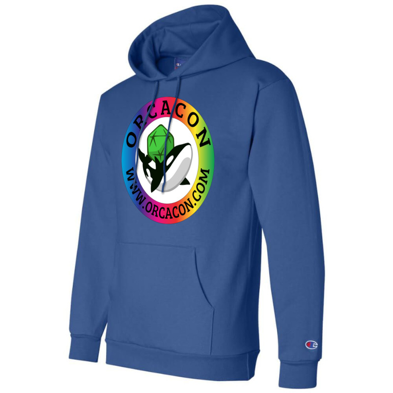 Orcacon Rainbow Slapper 70s Champion Hoodie | Artistshot