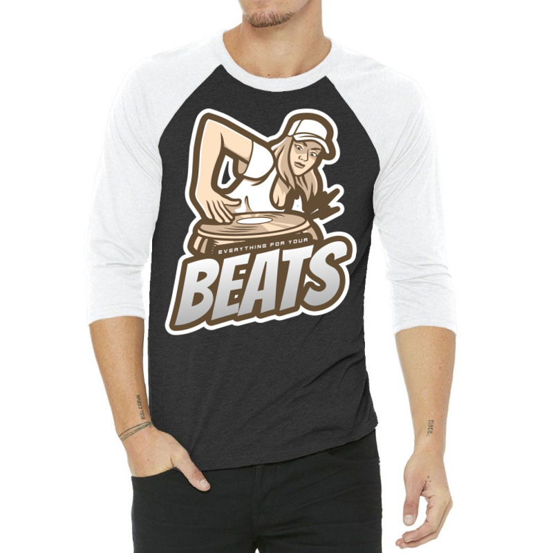 Everything For Your Beats Vintage 3/4 Sleeve Shirt | Artistshot