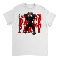 Sasquatch Dance Party Girl Classic T-shirt | Artistshot