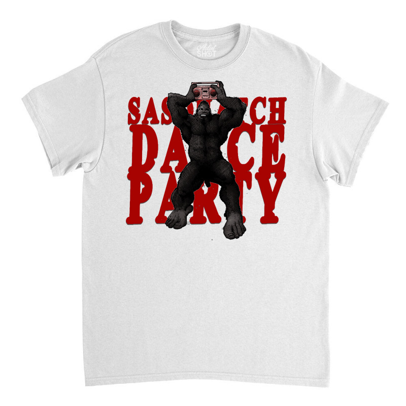 Sasquatch Dance Party Girl Classic T-shirt | Artistshot