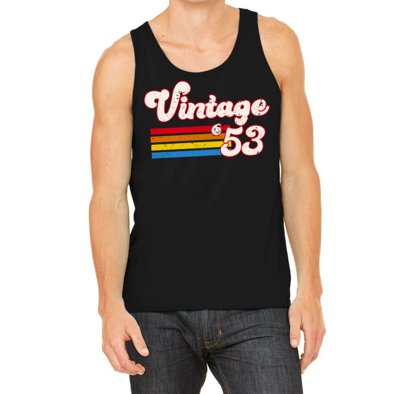 Vintage 1953 Birthday  Retro 53 Birthday   Nature Tank Top | Artistshot