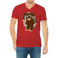 Susquatch Love V-neck Tee | Artistshot