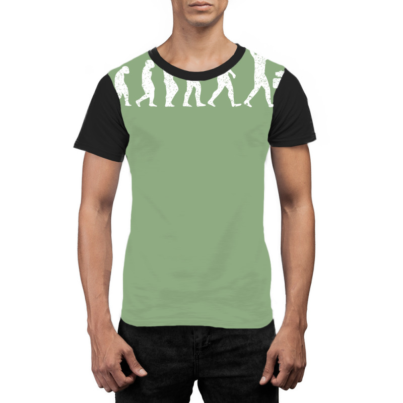 Evolution To Djing Funny Electronic Dance Music Dj Graphic T-shirt by gunooaziedag | Artistshot