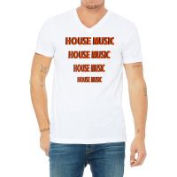 House Music Aesthetic V-neck Tee | Artistshot