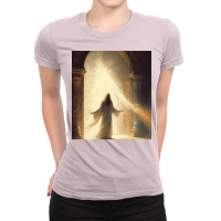 Jesus Arrives Ladies Fitted T-shirt | Artistshot