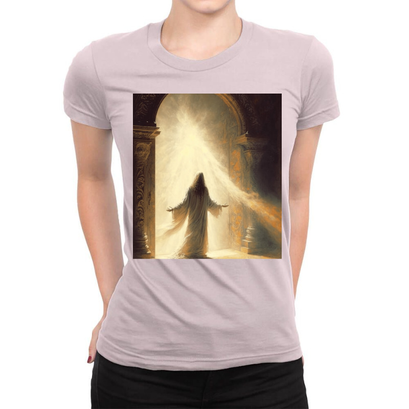 Jesus Arrives Ladies Fitted T-Shirt by vakomaakonga8 | Artistshot