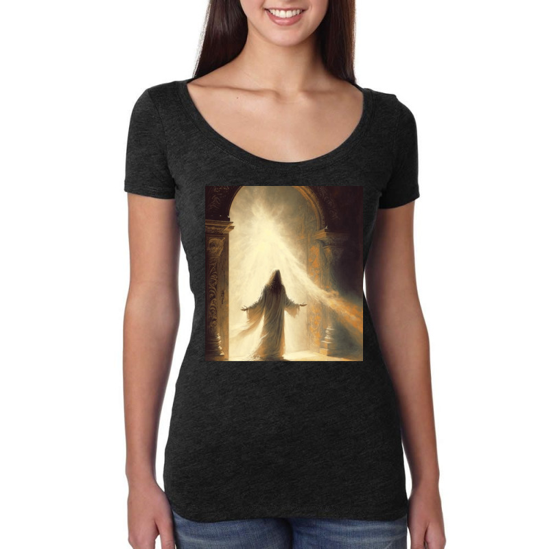 Jesus Arrives Women's Triblend Scoop T-shirt by vakomaakonga8 | Artistshot