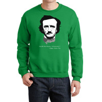 Edgar Allen Poe   Quoth The Raven Crewneck Sweatshirt | Artistshot