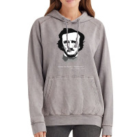 Edgar Allen Poe   Quoth The Raven Vintage Hoodie | Artistshot