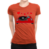 Valentines Dj Music Producer Wedding Musician Girl Ladies Fitted T-shirt | Artistshot