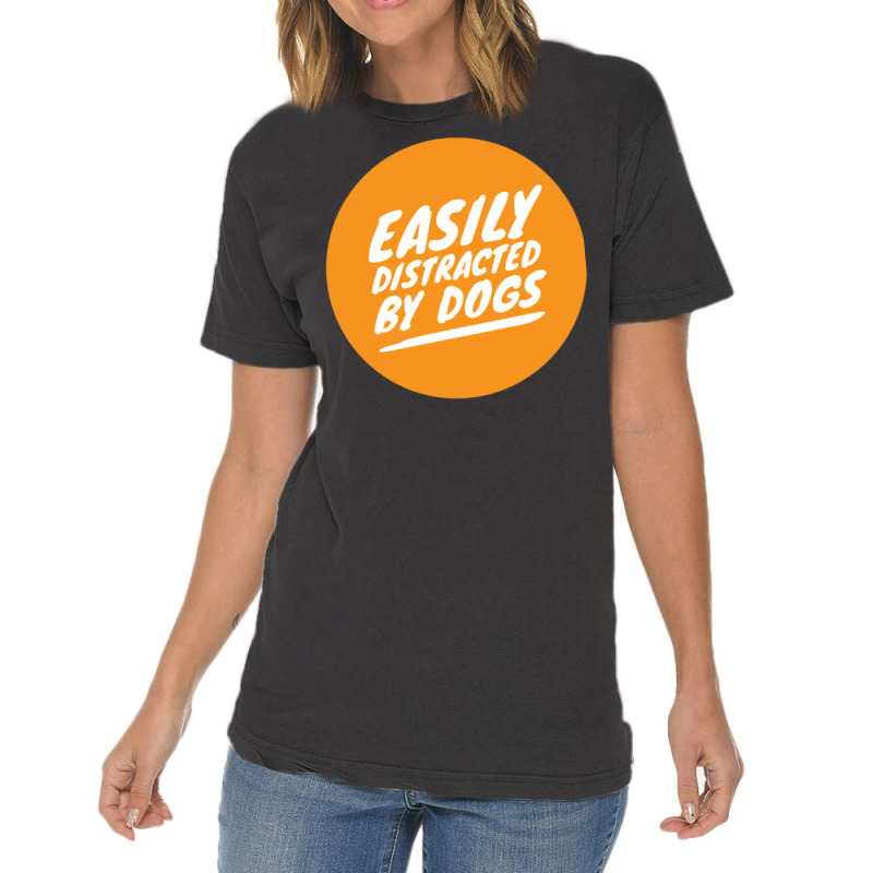 Easily Distracted Cool Girl Vintage T-shirt | Artistshot