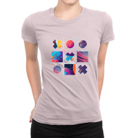 Cross Game Fantasy Cyberpunk Space Planet Ladies Fitted T-shirt | Artistshot