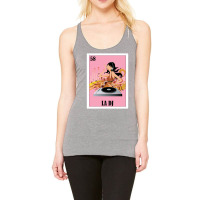 Loteria Mexicana Art Spanish Female Dj Design Mexi Racerback Tank | Artistshot