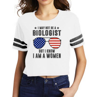 Sunglasses I May Not Be A Biologist Scorecard Crop Tee | Artistshot