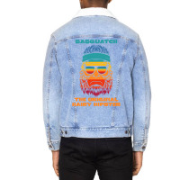 Sasquatch The Original Hairy Hipster Retro Vintage Unisex Sherpa-lined Denim Jacket | Artistshot