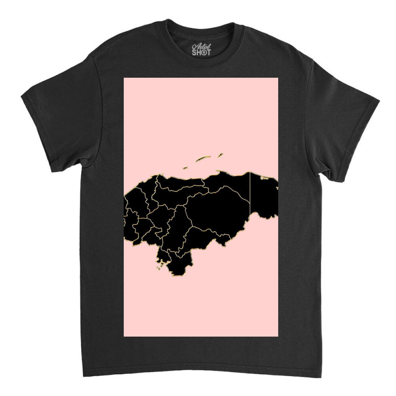 Honduras Map Classic T-shirt | Artistshot