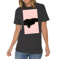 Honduras Map Vintage T-shirt | Artistshot