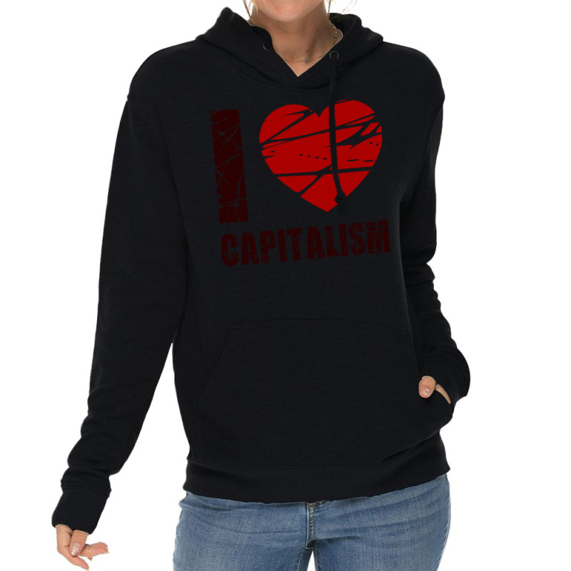 Capitalism Girl Lightweight Hoodie | Artistshot