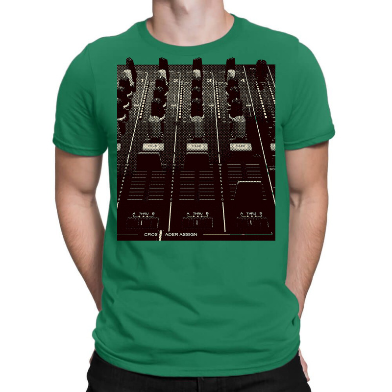 Dj Mixer Fader And Knobs Photo T-shirt | Artistshot