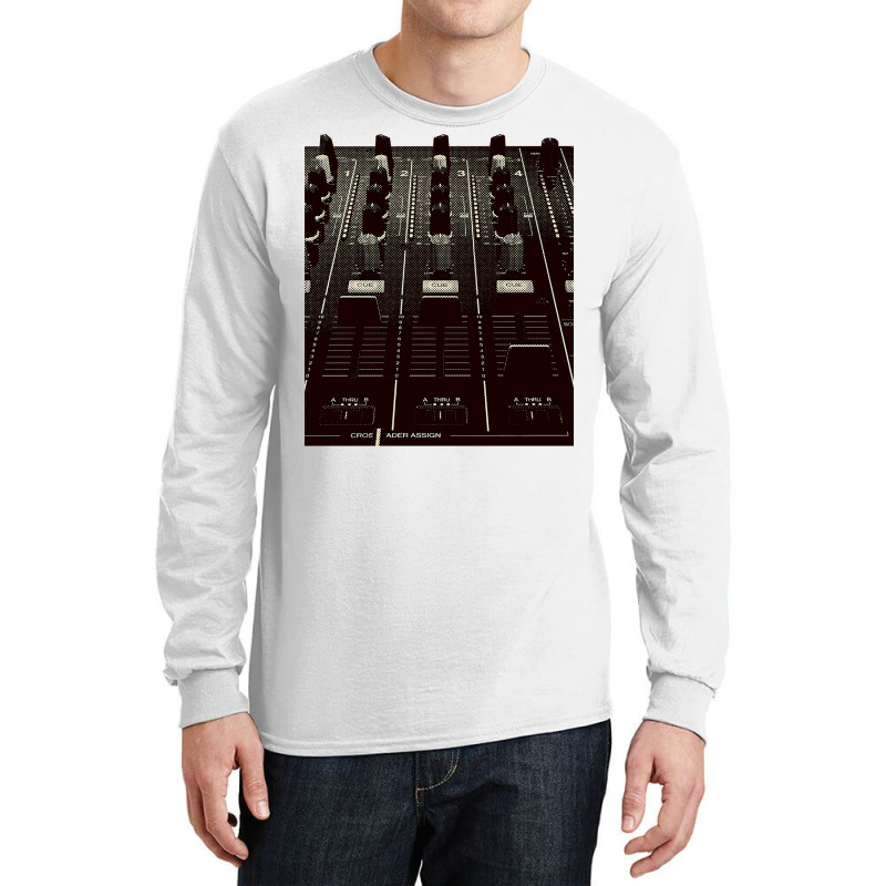 Dj Mixer Fader And Knobs Photo Long Sleeve Shirts | Artistshot