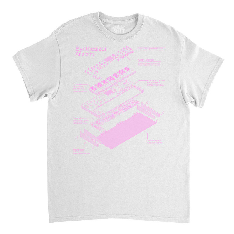 Synthesizer Anatomy Design For Synth Musician And Classic T-shirt | Artistshot