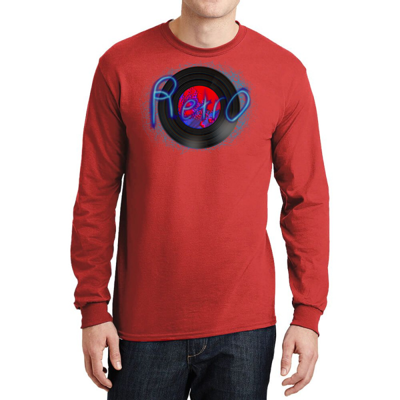 Retro Record Stars Long Sleeve Shirts | Artistshot