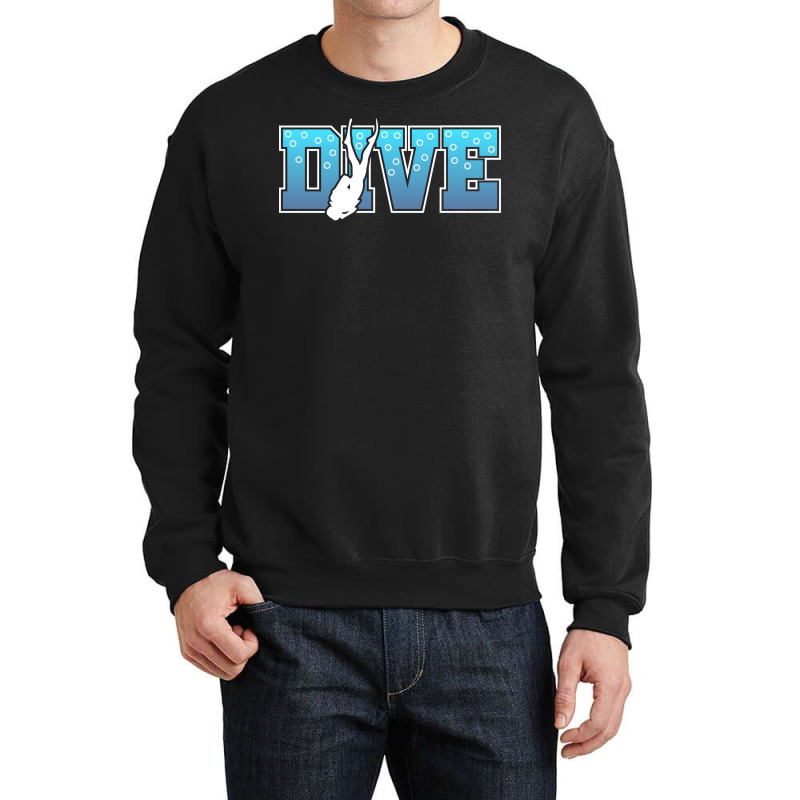 Dive Scuba Diving Diver Boy Nostalgia Crewneck Sweatshirt | Artistshot