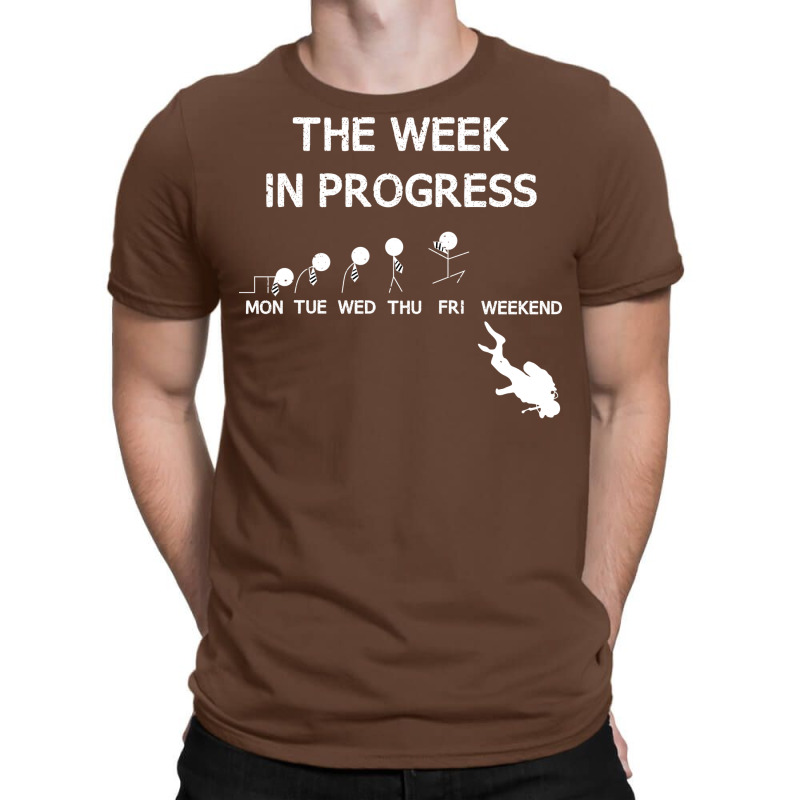 Diving Evolution The Week In Progress Water Diver T-shirt | Artistshot