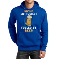 Diving Enthusiast Beer Boy Unisex Hoodie | Artistshot