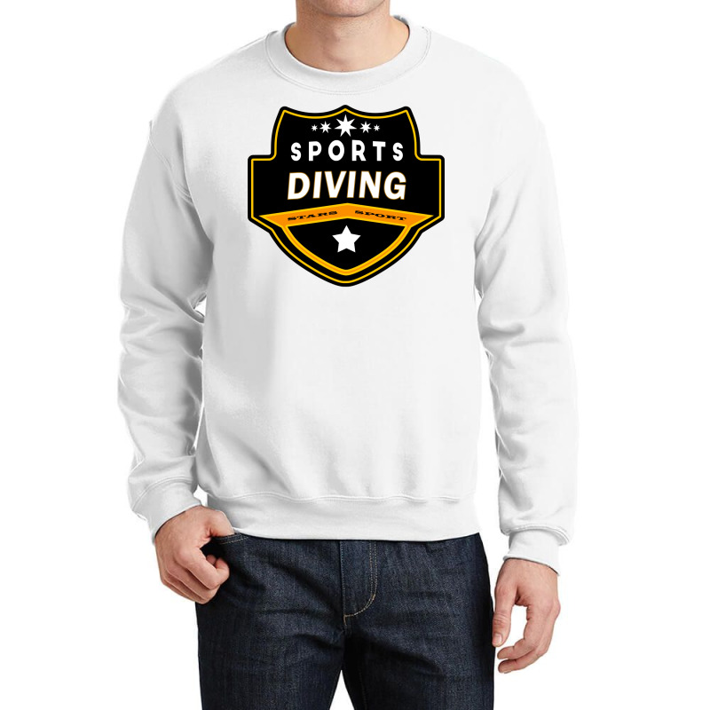 Sports Diving Green Crewneck Sweatshirt by rmngamra2 | Artistshot