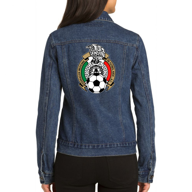 Mexico National Football Team Ladies Denim Jacket by davidsuer | Artistshot