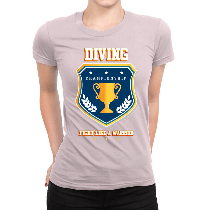 Diving Cool Stars Ladies Fitted T-Shirt by nieysadoneva4 | Artistshot