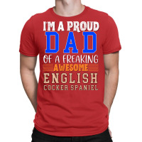 Im A Proud Dad Of A Freaking Awesome English Cocke T-shirt | Artistshot