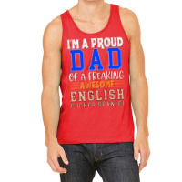 Im A Proud Dad Of A Freaking Awesome English Cocke Tank Top | Artistshot