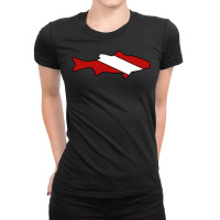 Dive Fish Hippie Girl Ladies Fitted T-shirt | Artistshot