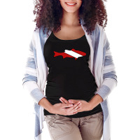 Dive Fish Hippie Girl Maternity Scoop Neck T-shirt | Artistshot