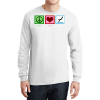 Peace Love Diving Funny Long Sleeve Shirts | Artistshot