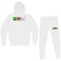 Peace Love Diving Funny Hoodie & Jogger Set | Artistshot